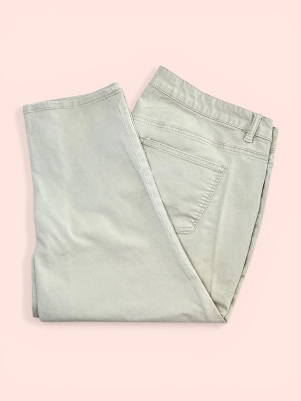 Talbots Women’s 18WP Tan Heritage Crop Jeans
